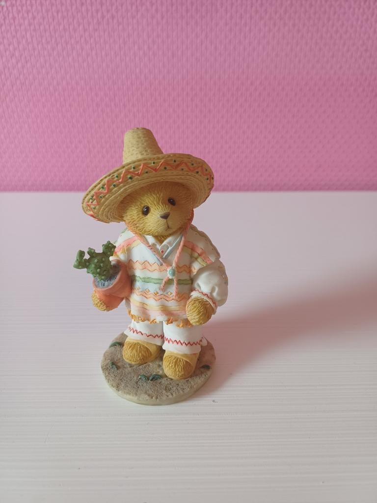 Cherished teddies, "Carlos", Verzamelen, Ophalen of Verzenden, Gebruikt, Beeldje, Cherished Teddies