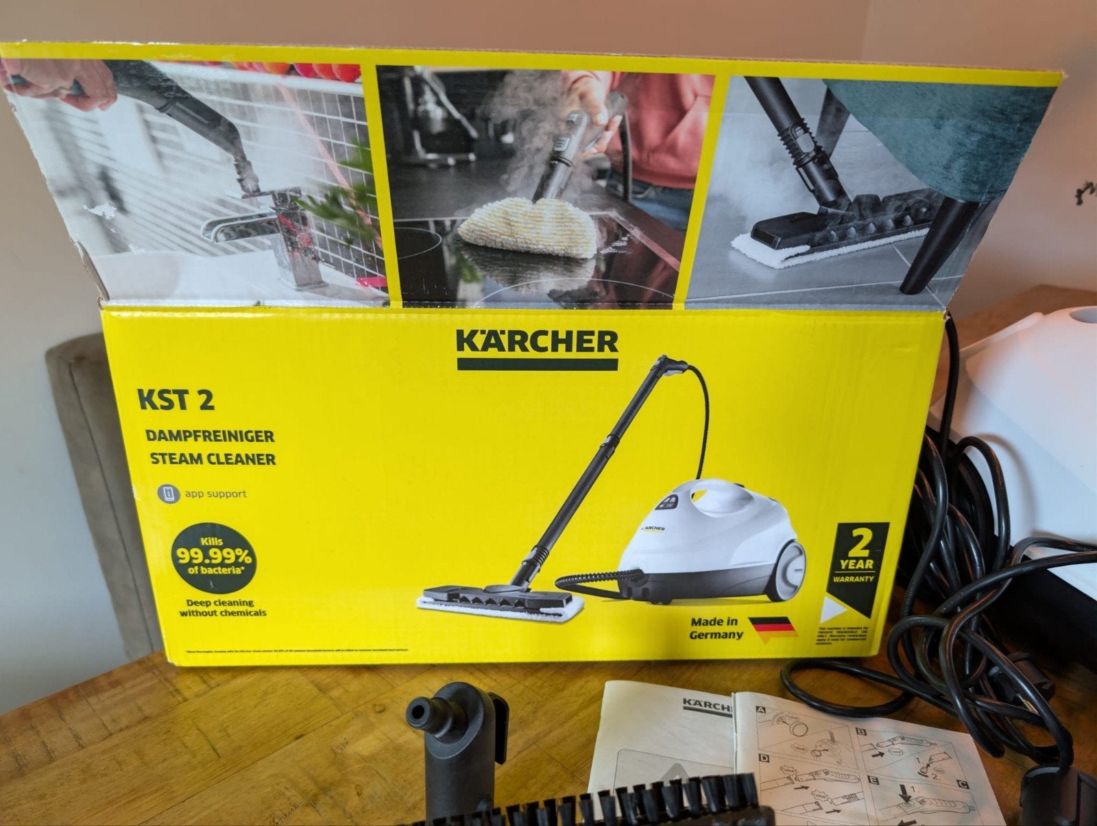 Kärcher KST 2 Stoomreiniger - Zo goed als nieuw, Ophalen, Zo goed als nieuw, Overige typen