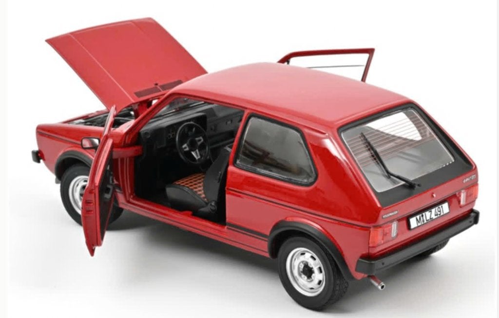 VW GOLF GTI 1976 rood schaal 1/18 NOREV ref: 188472, Verzenden, Nieuw, Auto, Norev