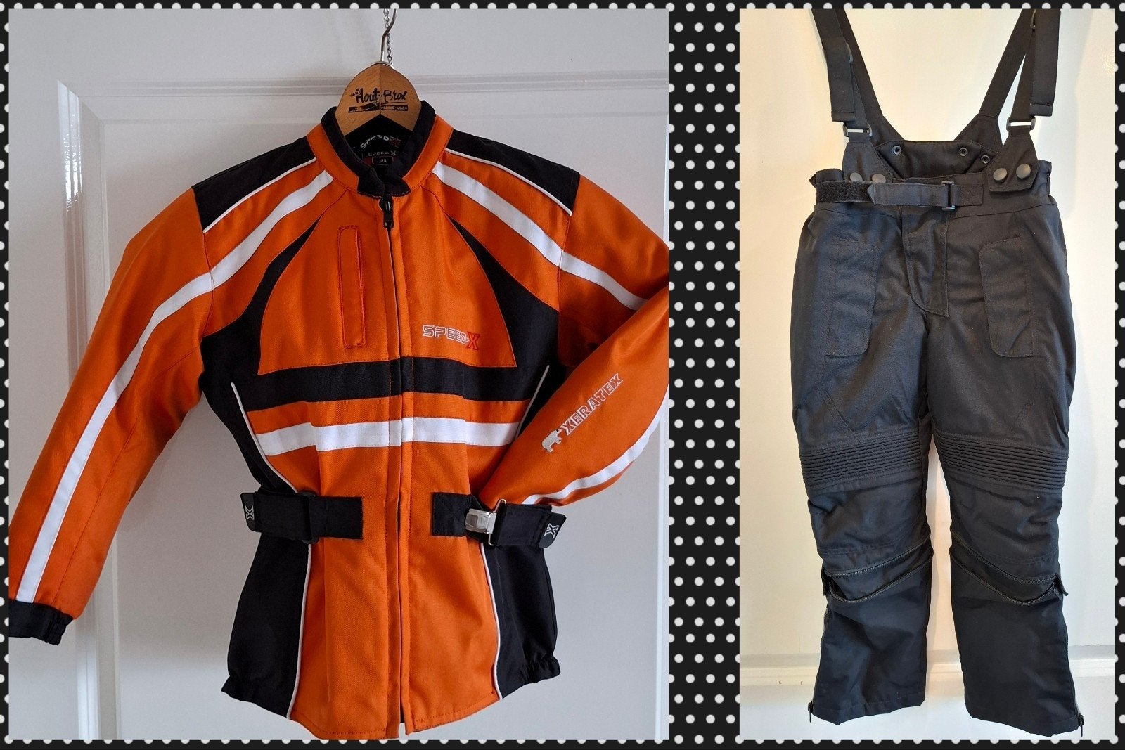 Motorpak Speed-X (KIND) Jas mt 128 en Broek mt 140, Motoren, Ophalen of Verzenden, Tweedehands, Combipak