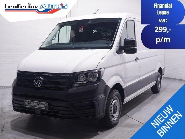Volkswagen Crafter 2.0 TDI 140 pk L3H2 Lang / Laag Airco, Na, Stof, 4 cilinders, Volkswagen, 3000 kg