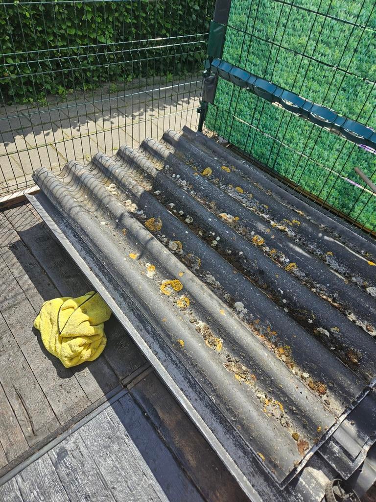 Gebruikte golfplaten voor dak of afdak, Overige materialen, Gebruikt, Ophalen of Verzenden, Minder dan 5 m²