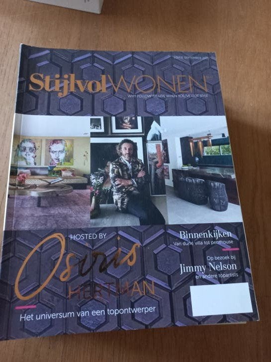 Stijlvol Wonen: Binnenkijken bij topontwerpers, Boeken, Ophalen of Verzenden, Zo goed als nieuw, Jimmy Nelson, Interieur en Design