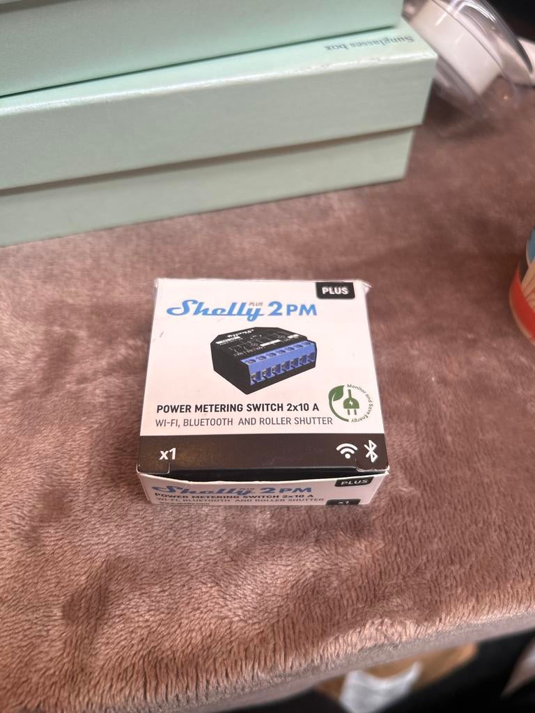 Shelly Plus 2PM Power Metering Switch, Ophalen of Verzenden, Nieuw, Schakelaar
