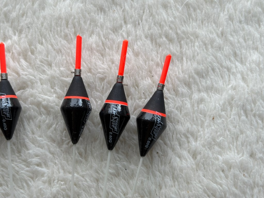 adv 283 / NIEUW serie 9 dobbers SENSAS, Ophalen of Verzenden, Nieuw, Dobber of Lood