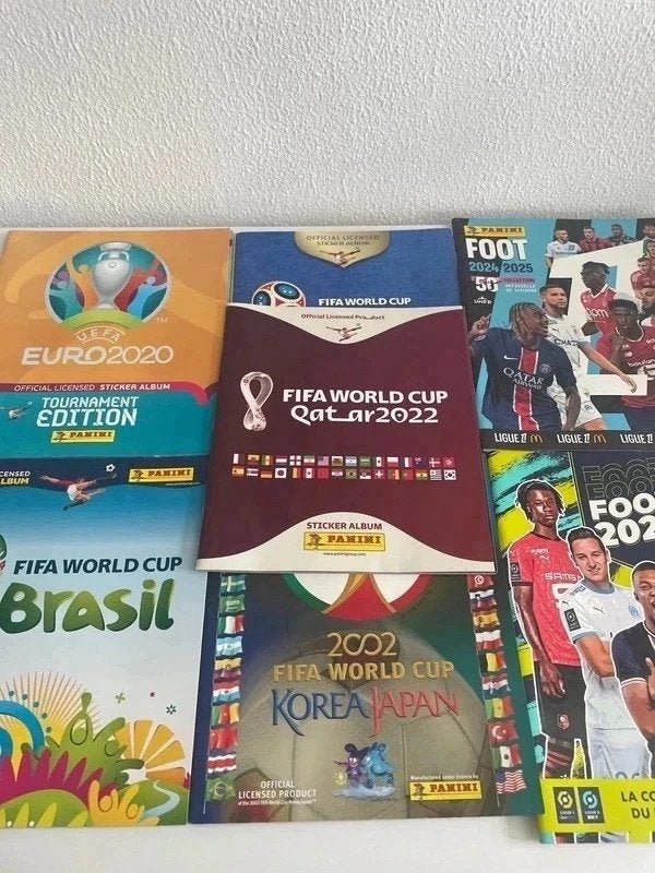 7 Lege panini-albums te koop, Ophalen of Verzenden, Zo goed als nieuw