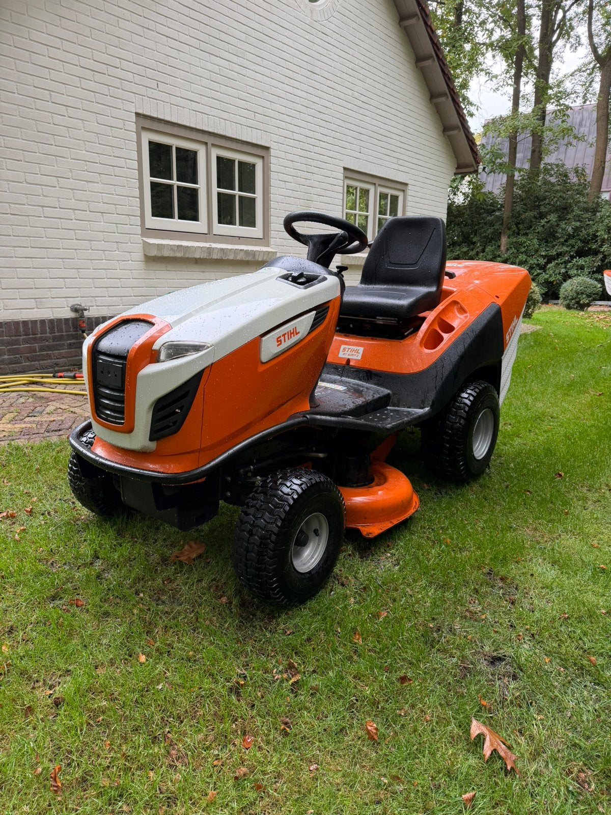 STIHL RT 5097 Z zitmaaier Bladzuiger extra sterke 2 cyl, Tuin en Terras, Ophalen of Verzenden, Gebruikt, Elektrische starter, 90 tot 120 cm