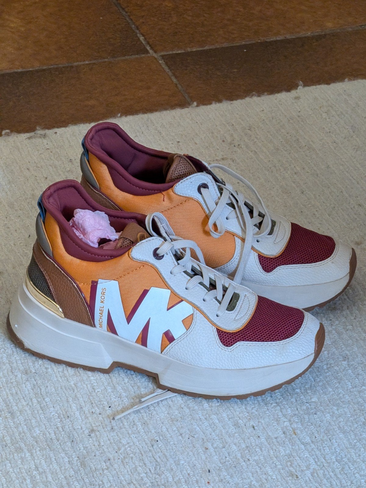 Michael Kors Sneakers Maat 41 - Zo goed als nieuw, Ophalen of Verzenden, Overige kleuren, Michael Kors, Sneakers of Gympen