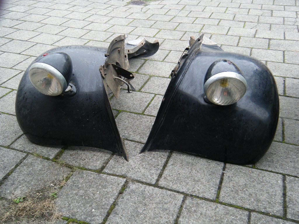 2 traction avant spartborden + 2 koplampen + 2 sierstukken, Ophalen, Gebruikt, Citroën