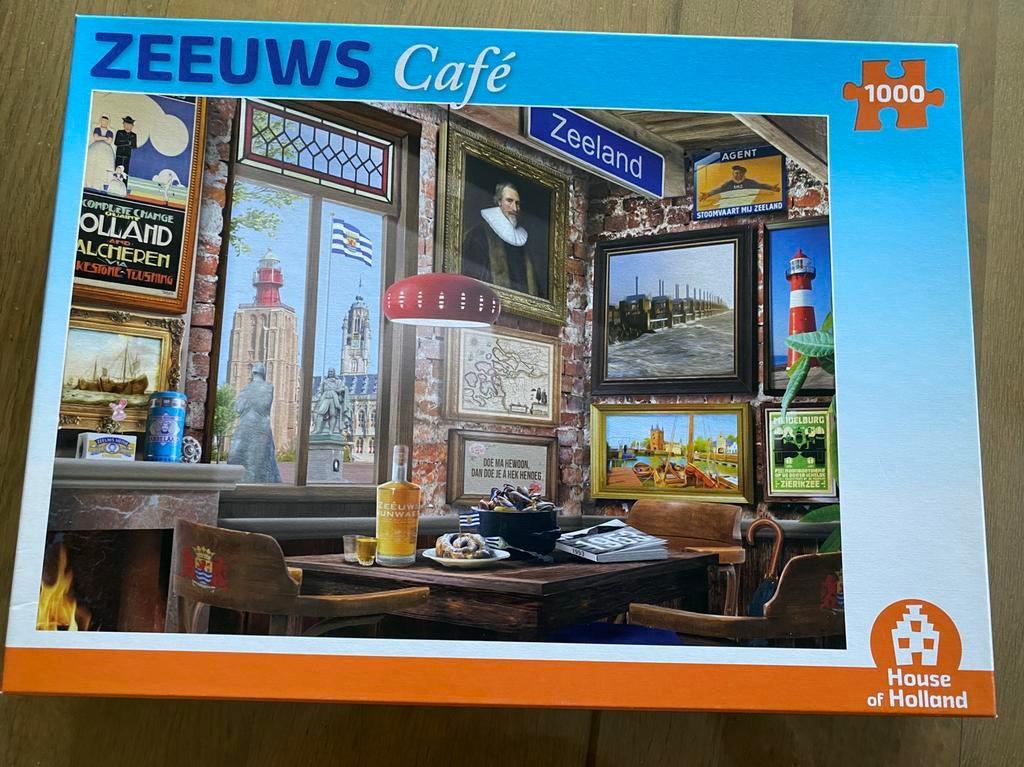 Puzzel “Zeeuws cafe”, Ophalen of Verzenden, 500 t/m 1500 stukjes, Zo goed als nieuw