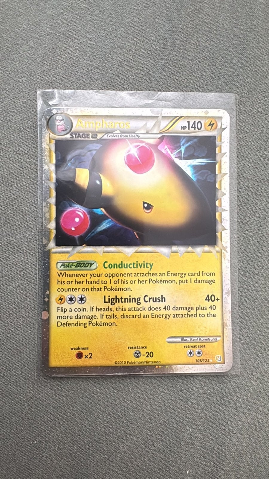 Ampharos Prime pokemonkaart, Ophalen of Verzenden, Zo goed als nieuw