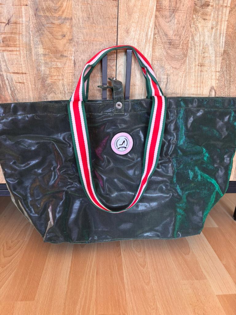 Alltime favourites Kleine shopper Milano incl toilettas, Ophalen, Zo goed als nieuw, Groen, Shopper