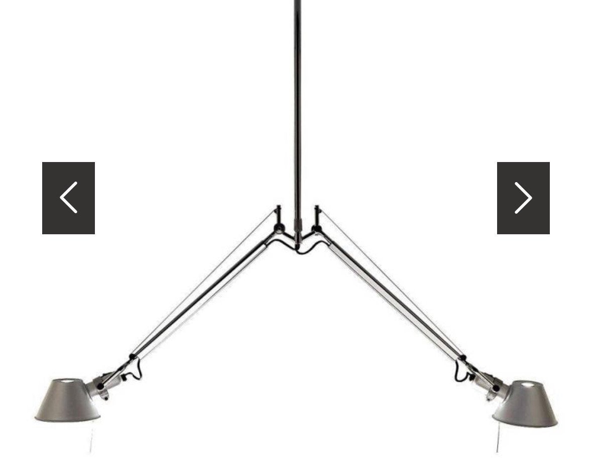 Artemide Tolomeo 2-arm hanglamp, Ophalen of Verzenden, Gebruikt