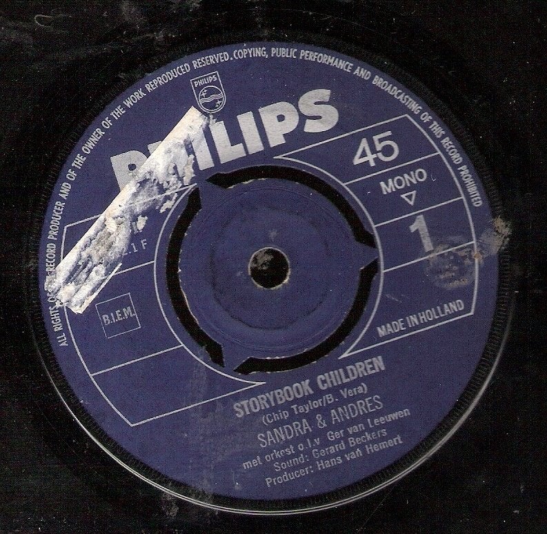 Sandra & Andres - Storybook Children - Just A Minute -1967, Ophalen, Gebruikt, Pop