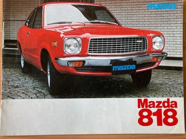 Autobrochure/Autofolder:      Mazda  818      1978       NL, Boeken, Auto's | Folders en Tijdschriften, Ophalen of Verzenden, Zo goed als nieuw