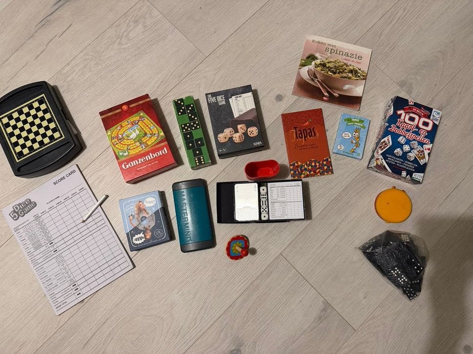 Diverse Spellen Collectie: Reisspellen, Bordspellen & Meer, Hobby en Vrije tijd, Gezelschapsspellen | Bordspellen, Een of twee spelers