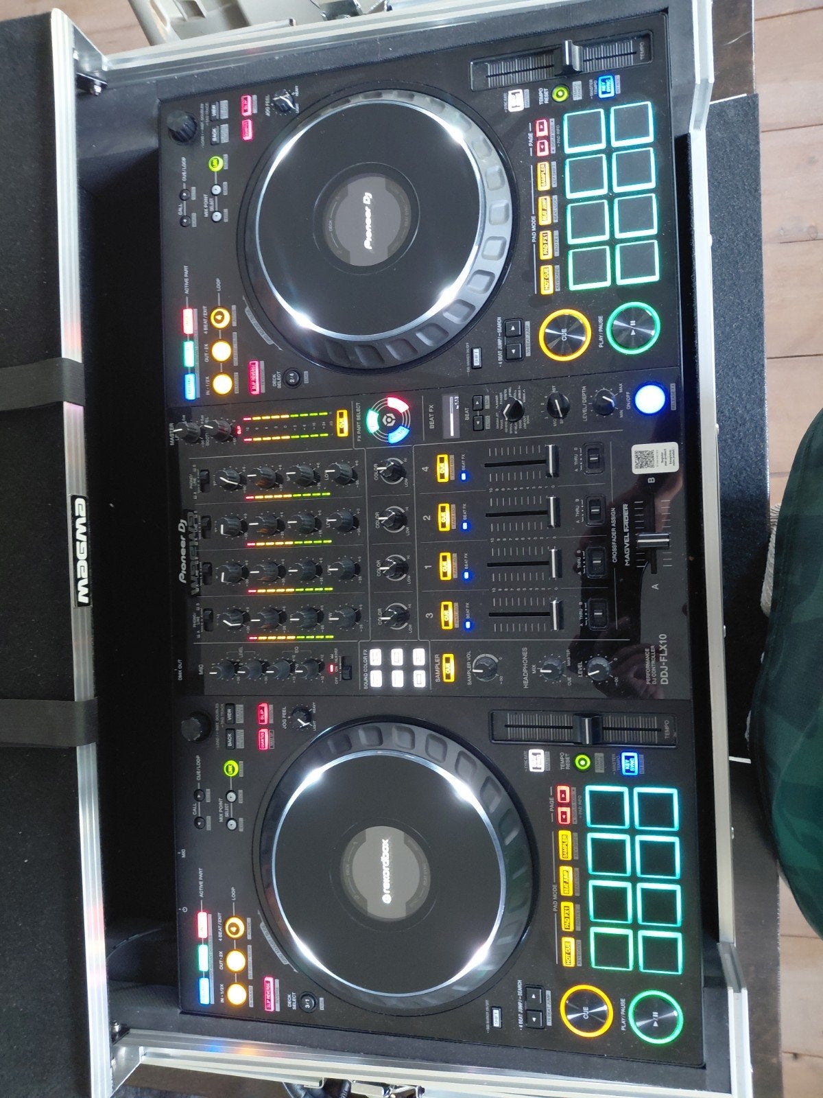 Ddj flx 10 met flightcase, Ophalen, Zo goed als nieuw, Dj-set, Pioneer