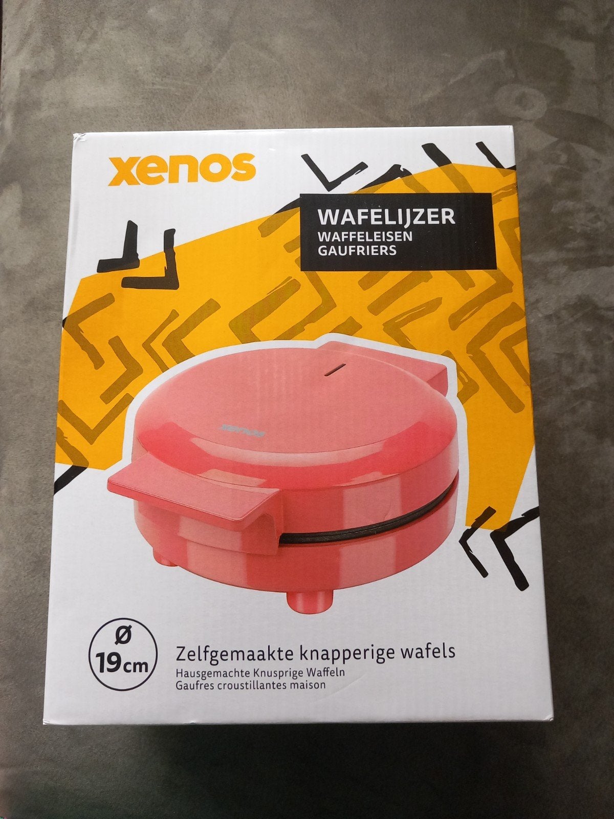 Xenos Wafelijzer hartvormig 1000W - Nieuw in doos, Ophalen of Verzenden, Nieuw
