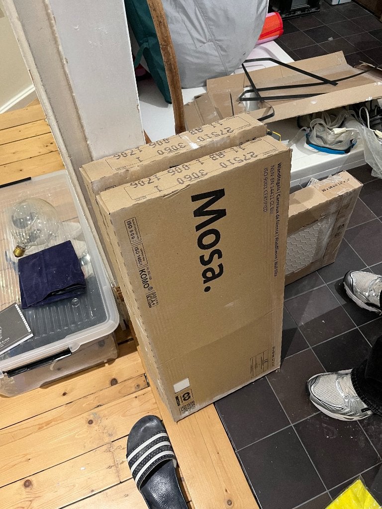 Mosa tegels wit, Ophalen, 40 tot 60 cm, Nieuw, Minder dan 20 cm