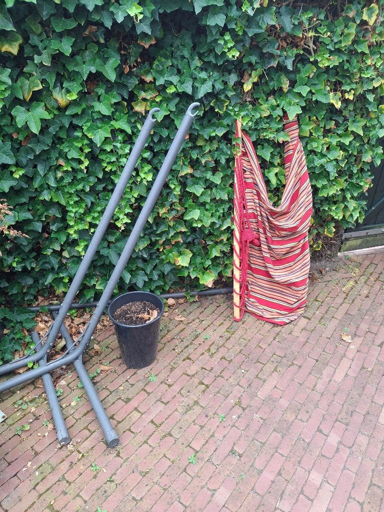hangmat 2 persoons, Ophalen, Gebruikt, Met standaard