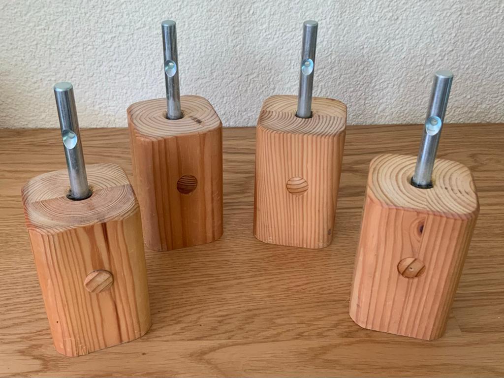 FLEXA CLASSIC - Poten voor bedverhoging of stapelbed!!!, Ophalen, Gebruikt, Stapelbed
