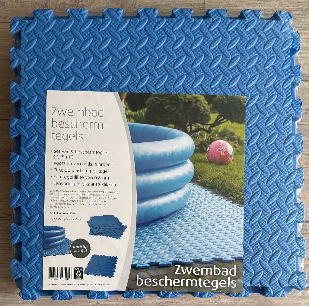 Fitnessvloer (wordt ook gebruikt als zwembadtegels)., Ophalen, Zo goed als nieuw, Fitnessmat