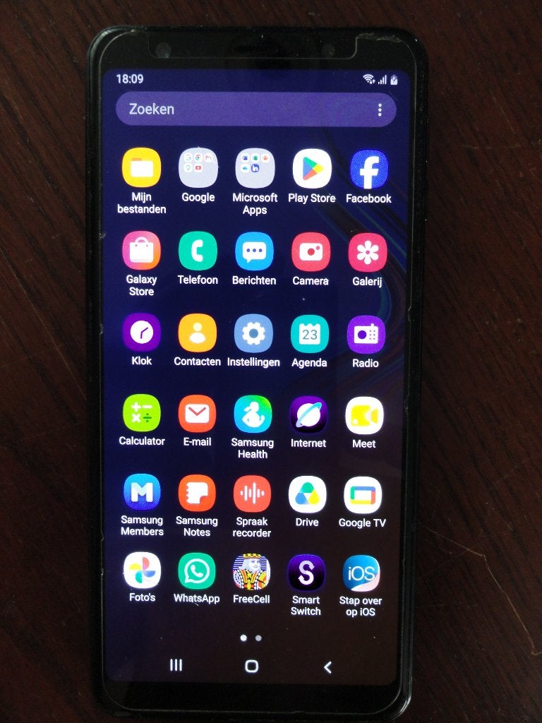Samsung Galaxy A7 (2018), Zwart, Ophalen of Verzenden, 64 GB, Zonder simlock