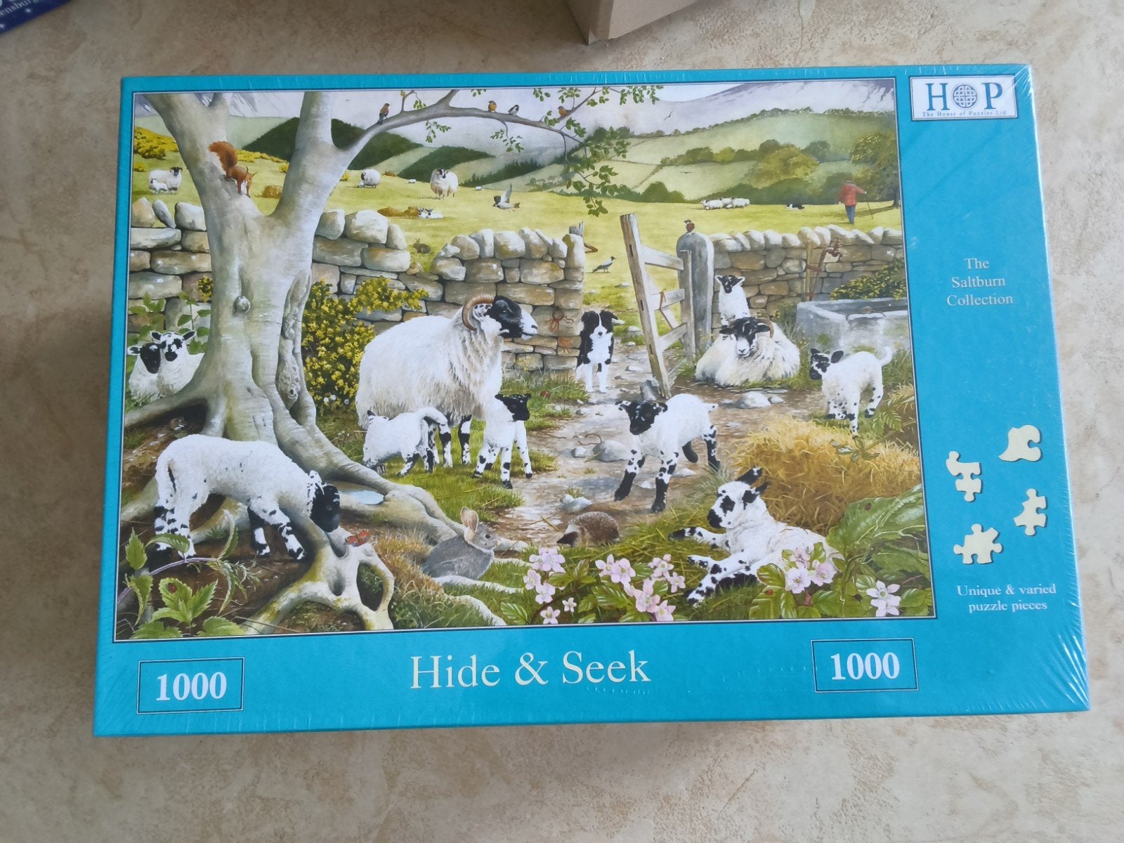 HOP Legpuzzels 1000 stukjes ., Ophalen of Verzenden, 500 t/m 1500 stukjes, Gebruikt, Legpuzzel