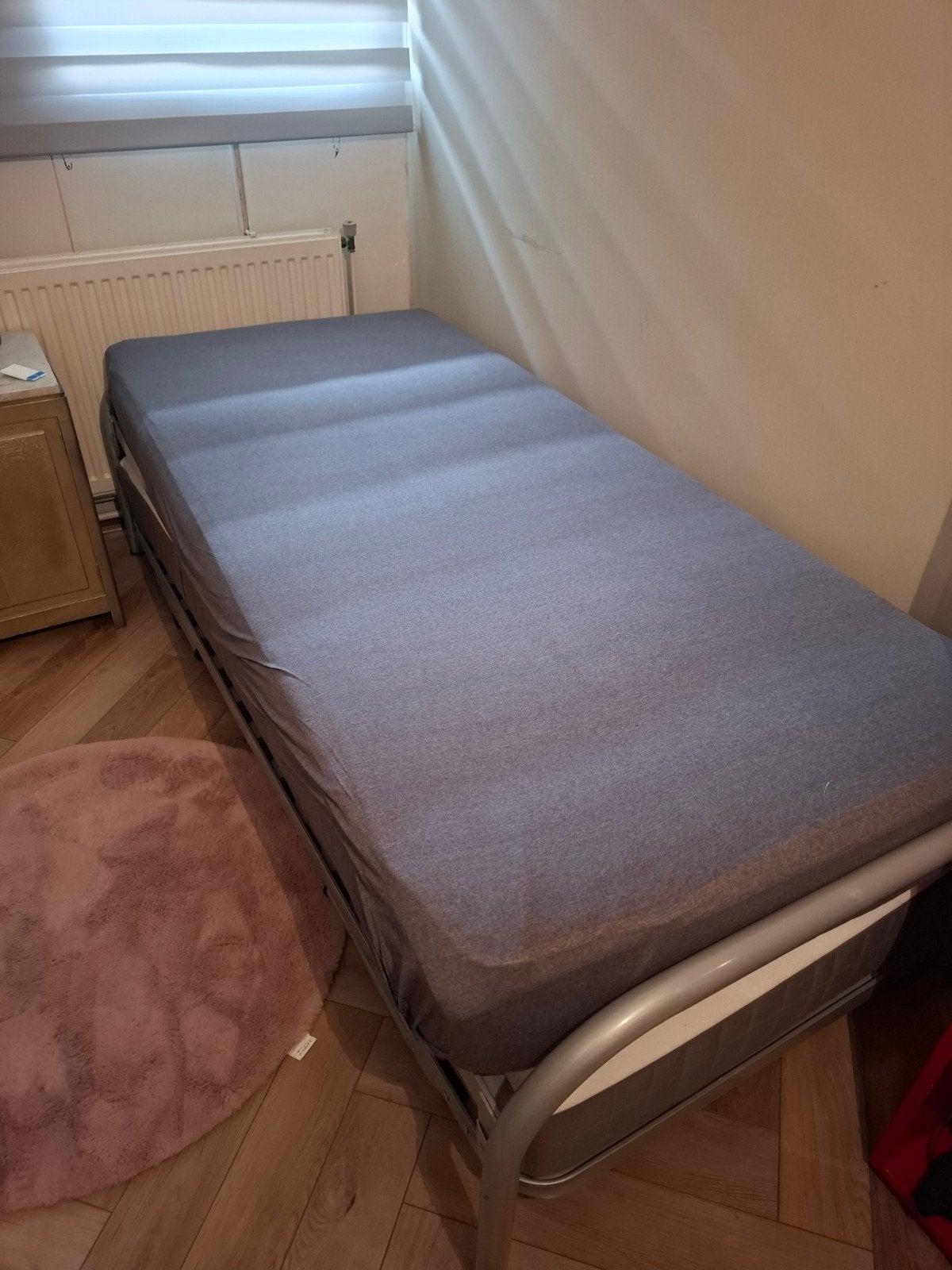 Onderschuifbed 90x200 met IKEA matrassen z.g.a.n., Huis en Inrichting, Slaapkamer | Bedden, 90 cm, Eenpersoons, Ophalen of Verzenden