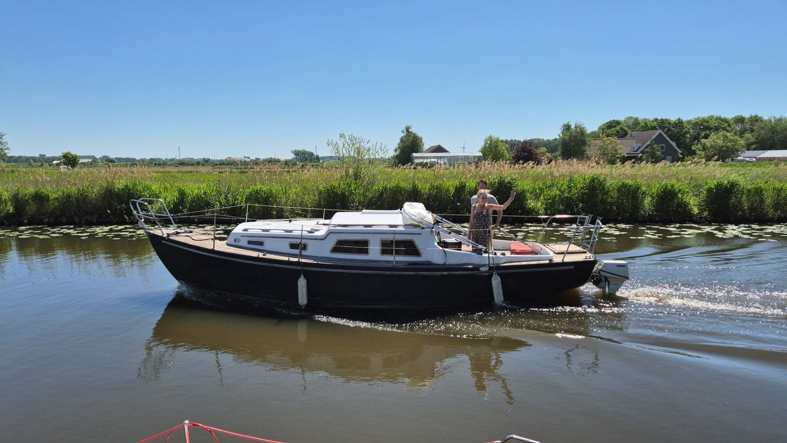 27ft fellowship kajuitzeilboot teakhouten dek, 10 pk, Watersport en Boten, Motorboten en Motorjachten, Overige merken, Gebruikt