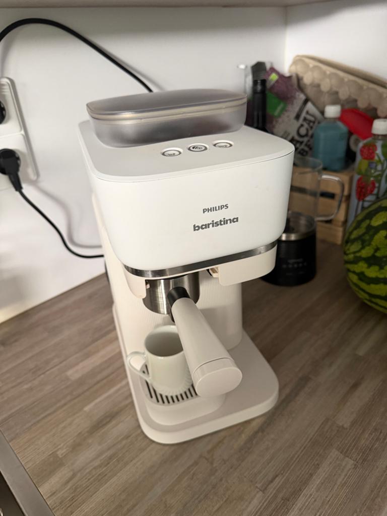 Philips Baristina Koffiemachine - Compact en Stijlvol, Witgoed en Apparatuur, Koffiezetapparaten, Gebruikt, Espresso apparaat