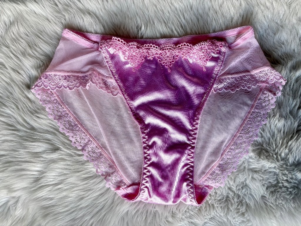 Roze Ice kanten slipje - L, Verzenden, Roze, Slip