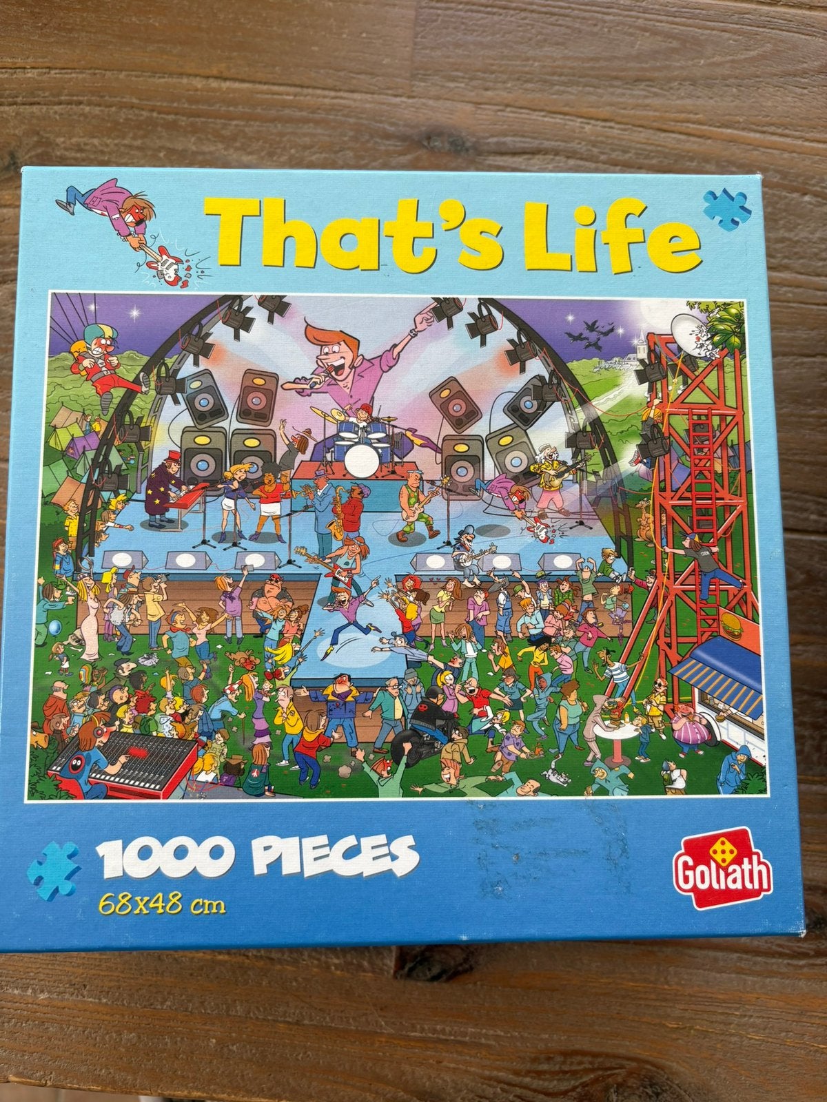 4x Thats life legpuzzel 1000 stukjes, Ophalen of Verzenden, 500 t/m 1500 stukjes, Zo goed als nieuw
