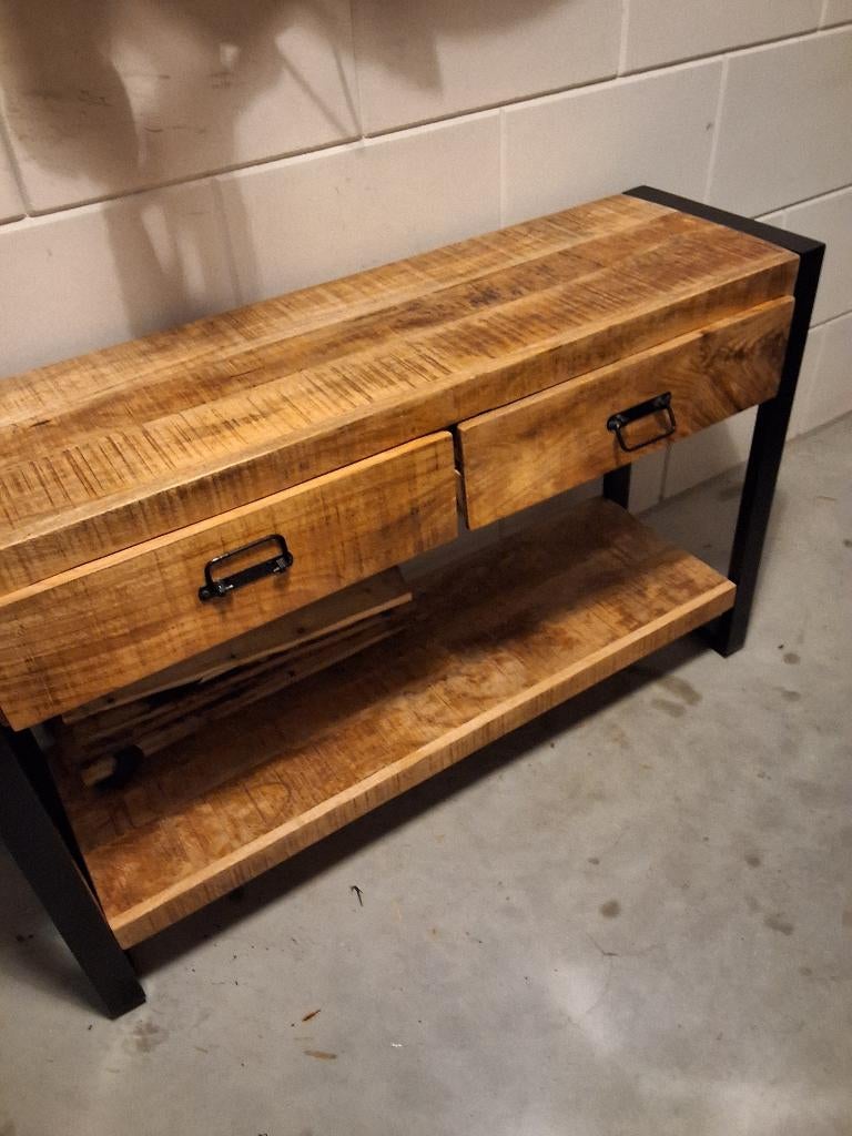 Sitetable Mangohout, Ophalen, Zo goed als nieuw