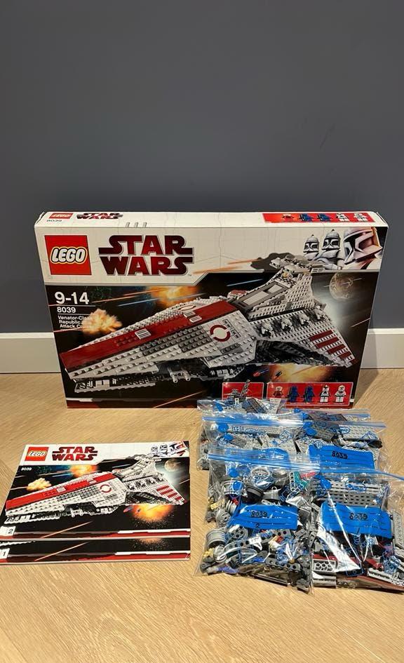 Lego Star Wars 8039 Venator-Class Republic Attack Cruiser, Ophalen, Zo goed als nieuw, Complete set, Lego
