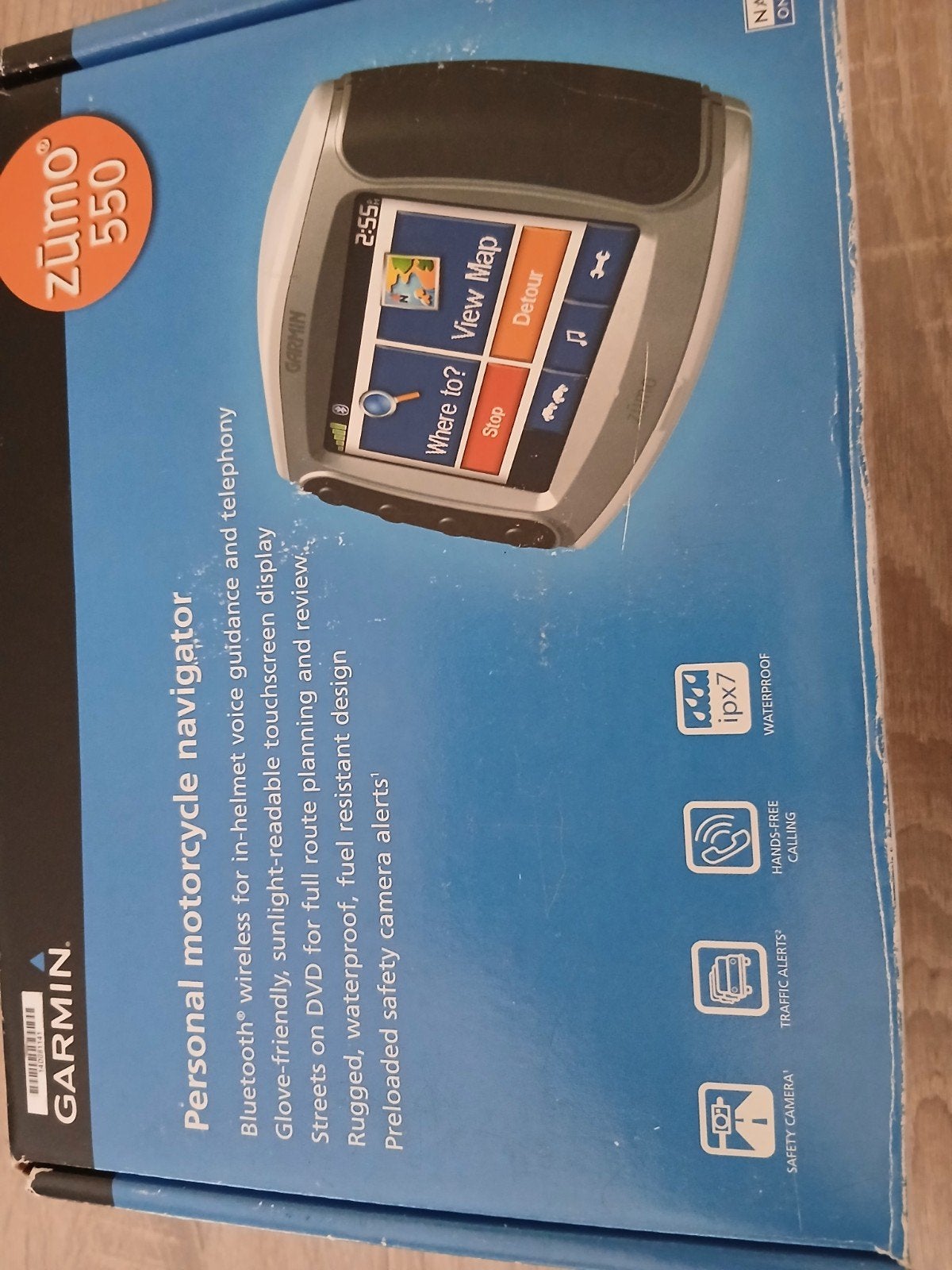 Garmin motor navigatie set, Ophalen