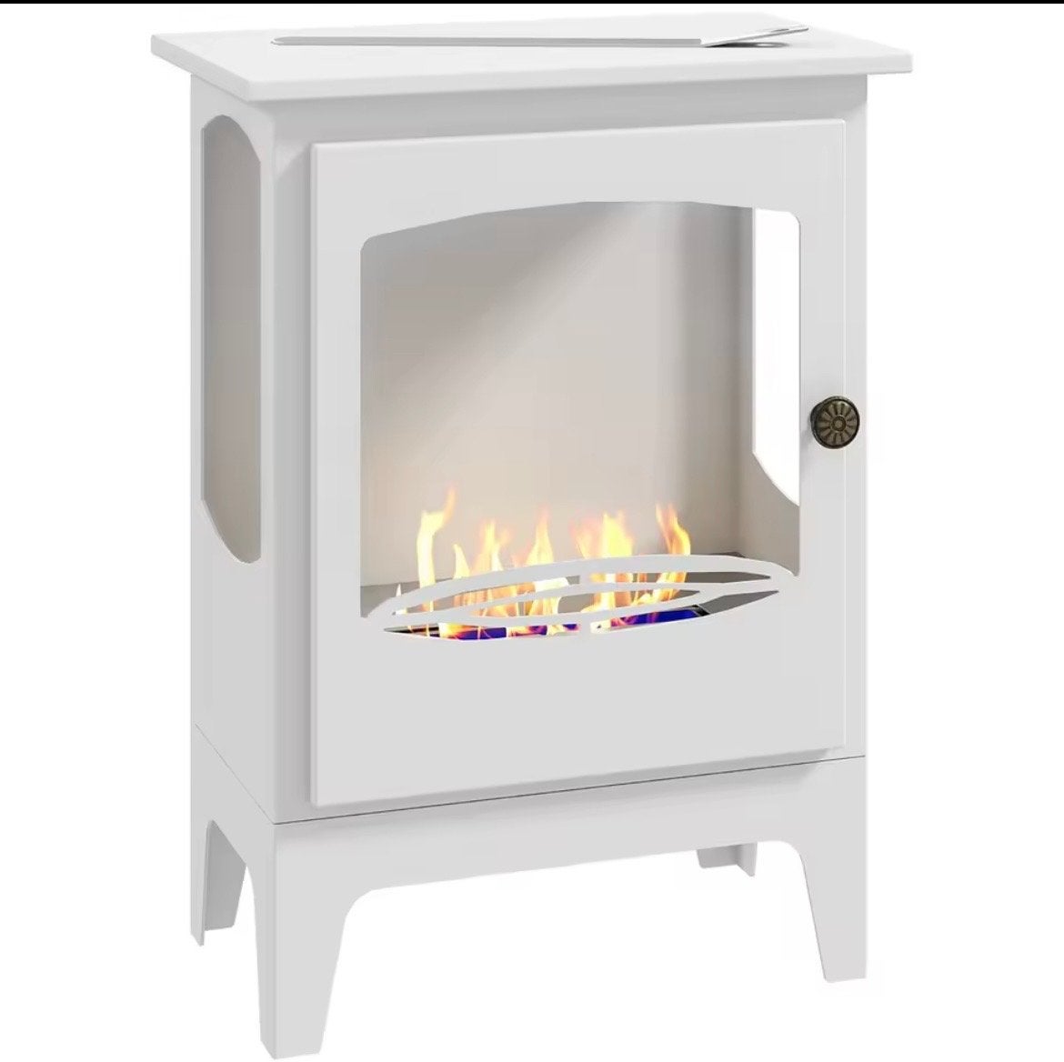 NIEUW witte Bio-ethanol kachel - Energiezuinig & decoratief, Huis en Inrichting, Overige brandstoffen, Nieuw, Ophalen of Verzenden