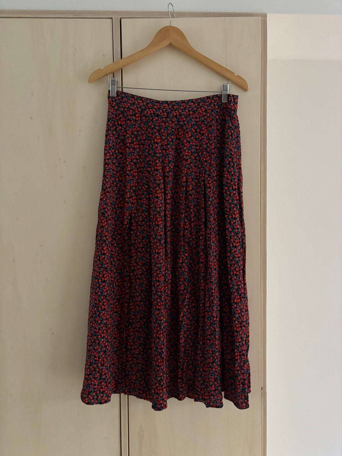 Zara midi rok met hoge splitten, lange rok, maat M, Maat 38/40 (M), Meerkleurig, Nieuw, Ophalen of Verzenden