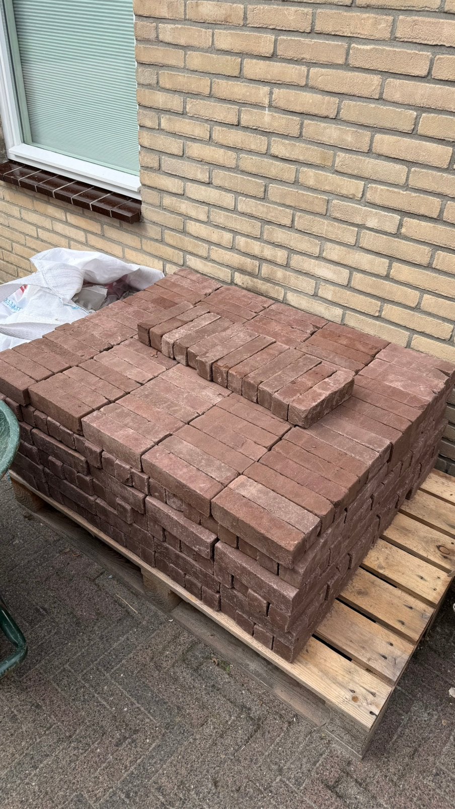 Rood / bruine waaltjes - Nieuw, Tuin en Terras, Tegels en Klinkers, Ophalen, Overige materialen, Overige typen, Nieuw