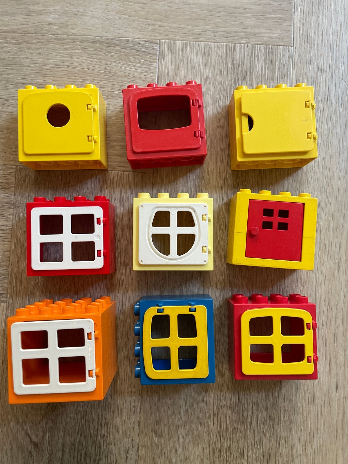 Lego Duplo Kozijnen met Openslaande Ramen, Kinderen en Baby's, Ophalen of Verzenden, Gebruikt, Losse stenen, Duplo
