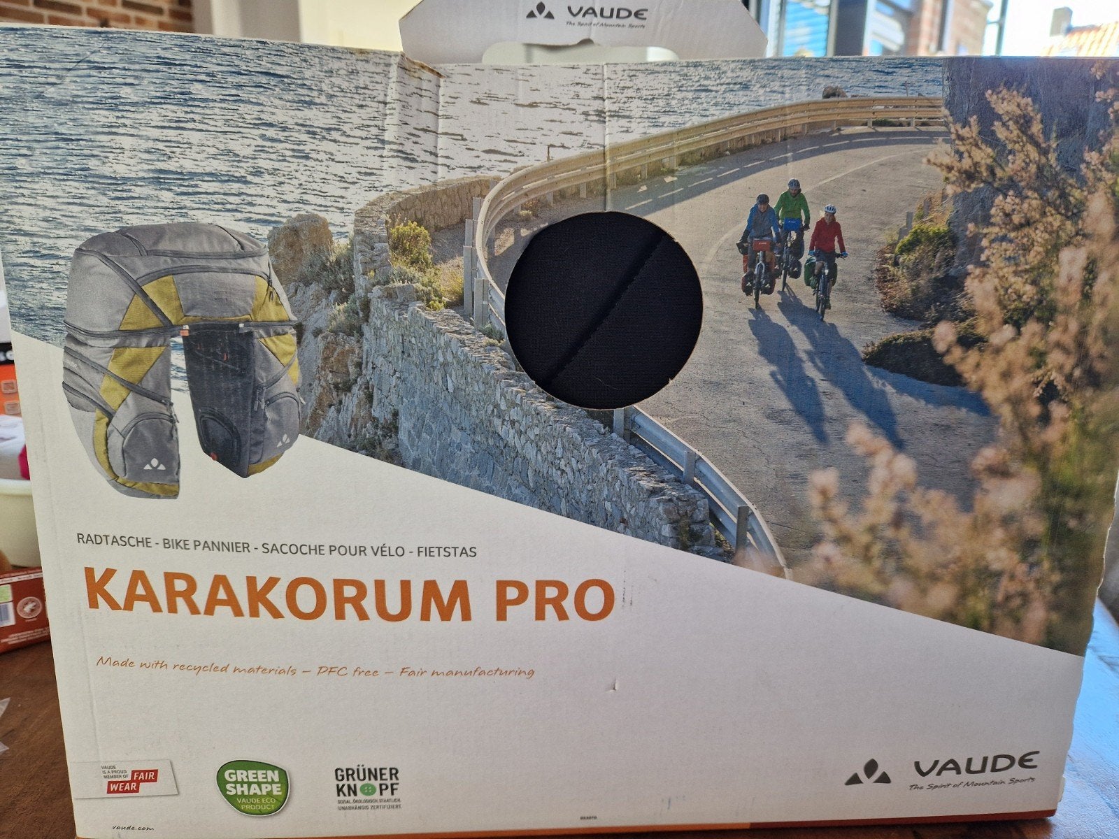Vaude Karakorum Pro Fietstassenset - 65L Zwart, Ophalen, Zo goed als nieuw, Vaude