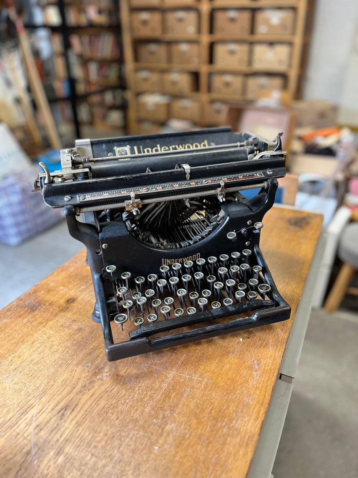 Antieke Underwood Standard Typewriter No. 5 – Jaren 20, Ophalen