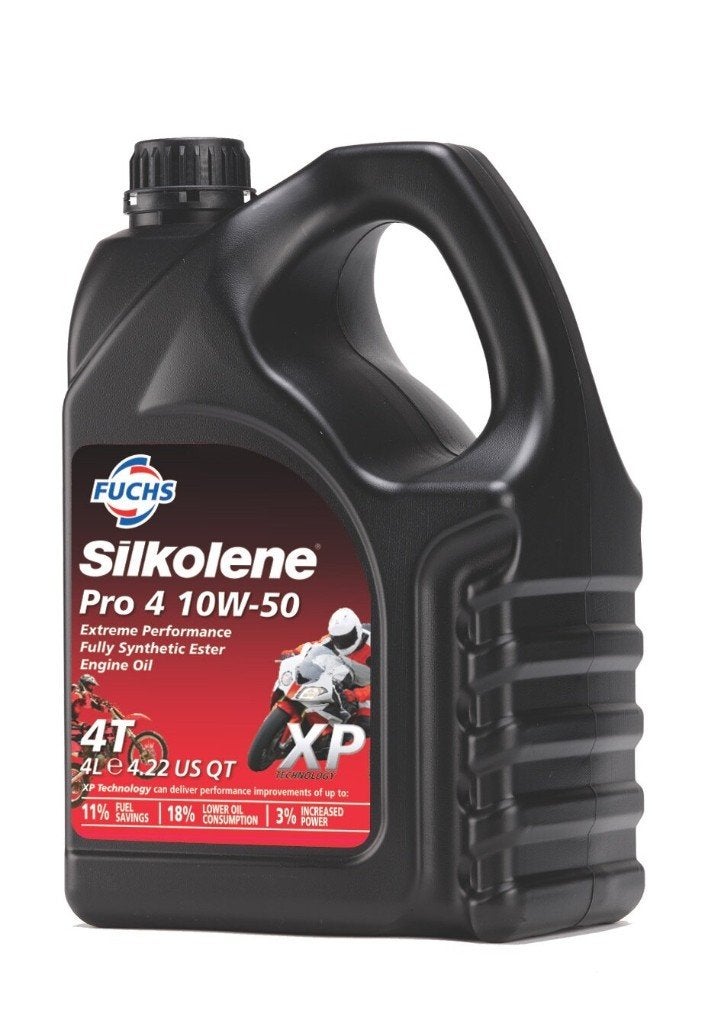 Silkolene pro 4 XP 10 w 50 4 ltr. motor olie., Ophalen of Verzenden