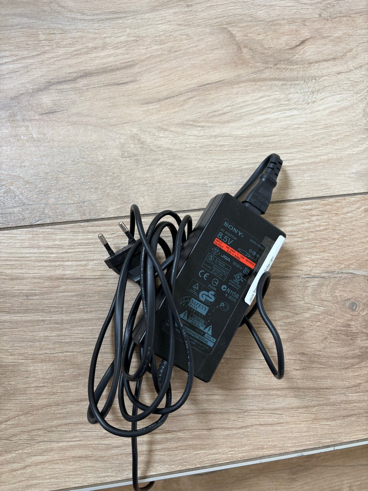 Sony PlayStation AC Adapter 8.5V Voeding/Oplader, Spelcomputers en Games, Ophalen, Gebruikt, Voeding, Oplader of Kabel, PlayStation 1