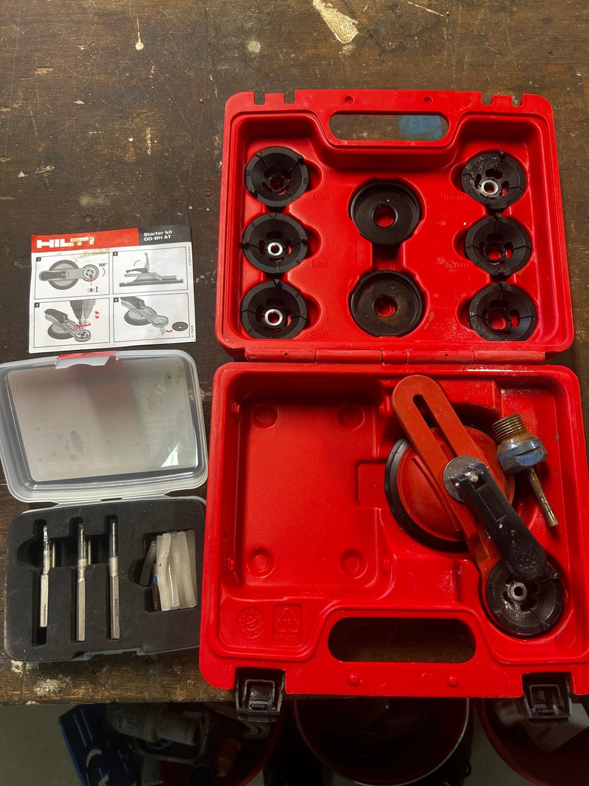 Hilti Starter kit DD-BH AT - Booraccessoires, Ophalen of Verzenden, Zo goed als nieuw, Overige typen
