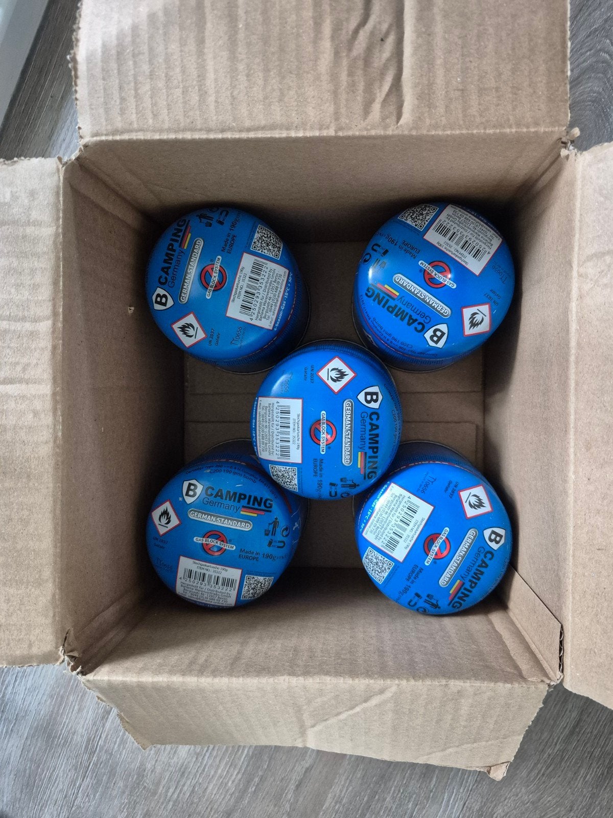 5x Campingaz Butaan Gaspatroon 190g - Nieuw, Ophalen of Verzenden, Nieuw