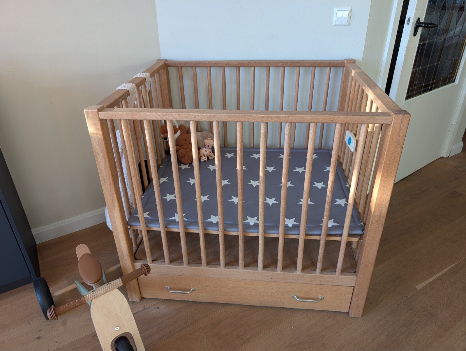 Houten box met lade, Kinderen en Baby's, Ophalen, Gebruikt, Lade