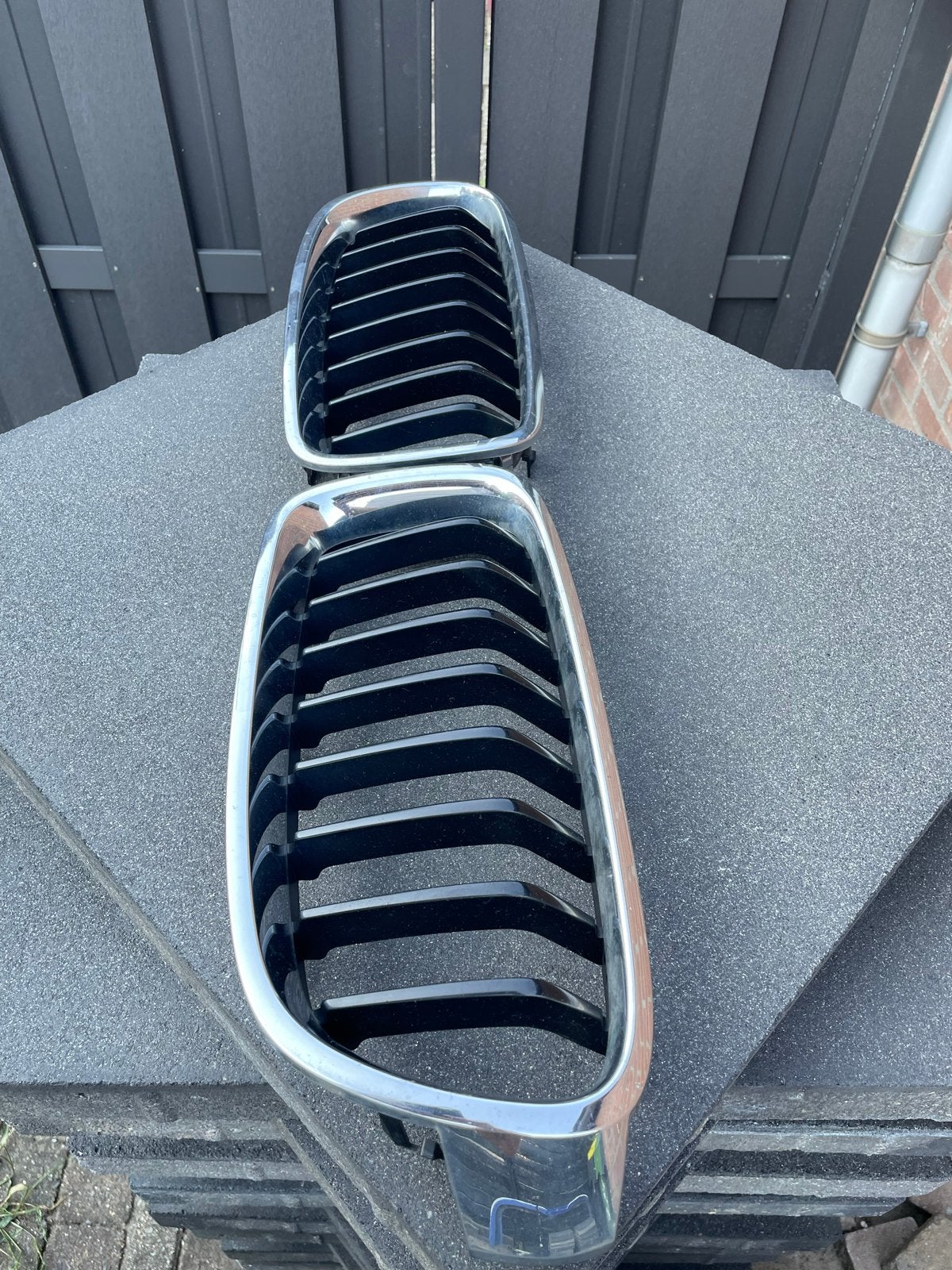 Originele Chrome Grille BMW 3 Serie F30 F31, Ophalen of Verzenden, Gebruikt, Voor, BMW