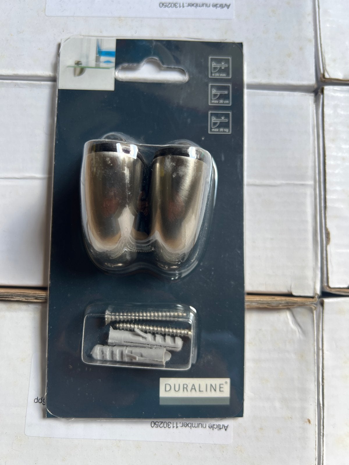 Duraline SelectMini Geborsteld Nikkel Plankdragers, Ophalen, Nieuw, Overige materialen, Overige typen