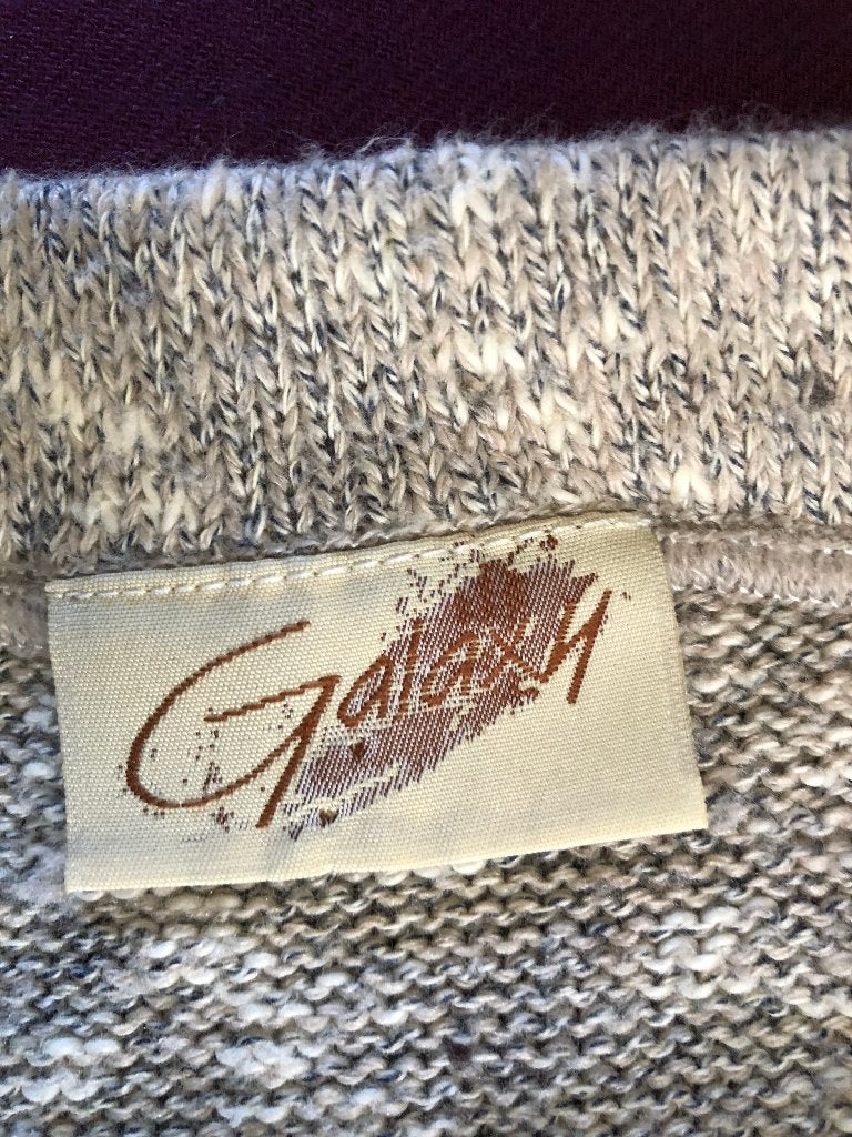 maxi rok - gebreide stof - Galaxy - S - grijs geméleeerd, Kleding | Dames, Rokken, Ophalen of Verzenden, Zo goed als nieuw, Galaxy